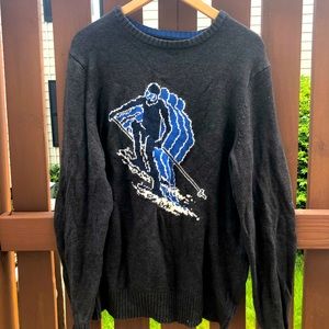 Retro Skier Sweatshirt